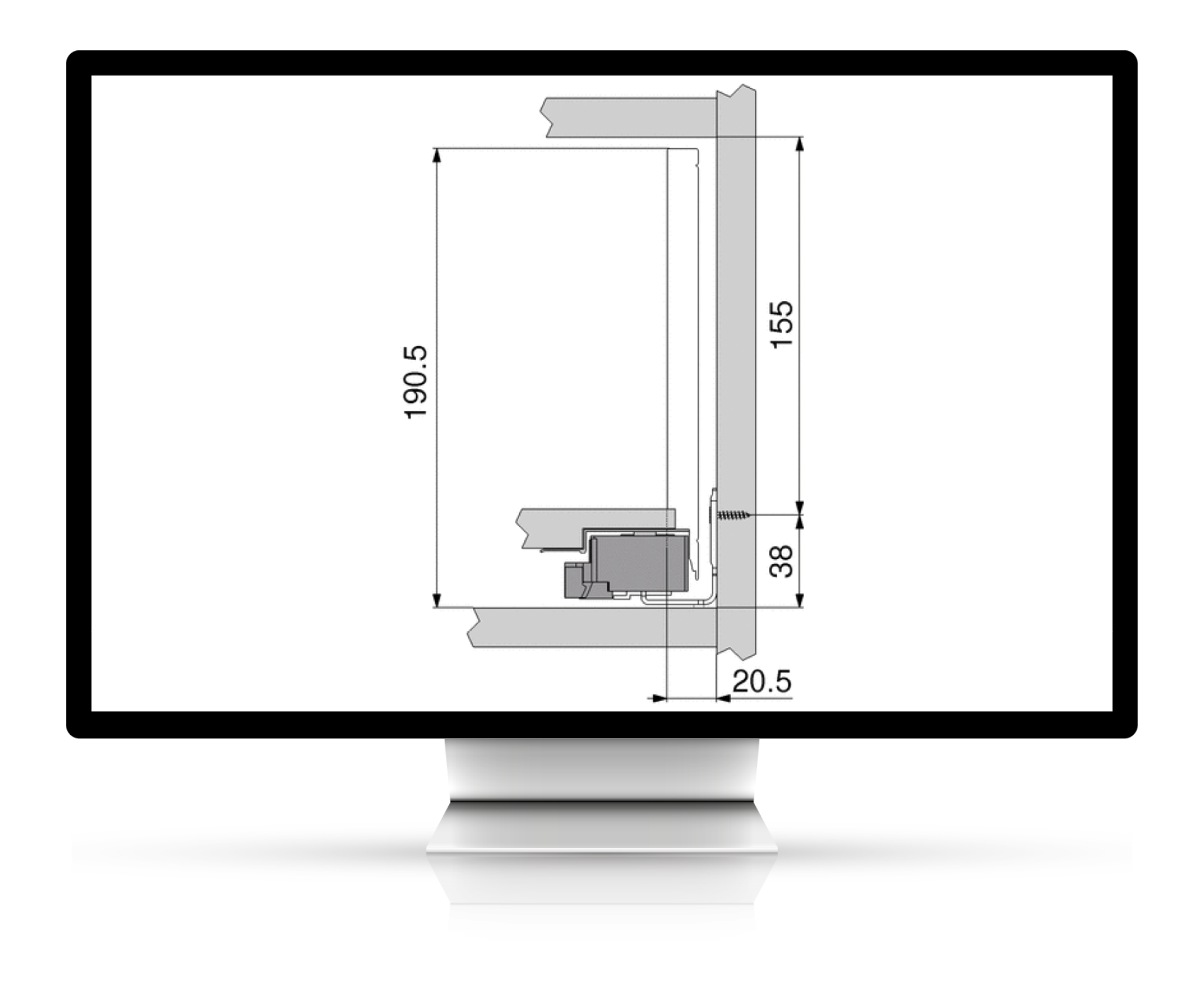 Lavello Cucina Angolare Dwg.Servizio Dati Cad Cam Blum