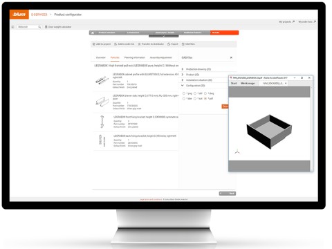 CAD/CAM Data Service | Blum